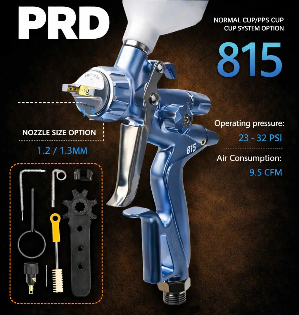 PORPHIS PRD-815 SPRAY GUN 1.3MM  - BLUE